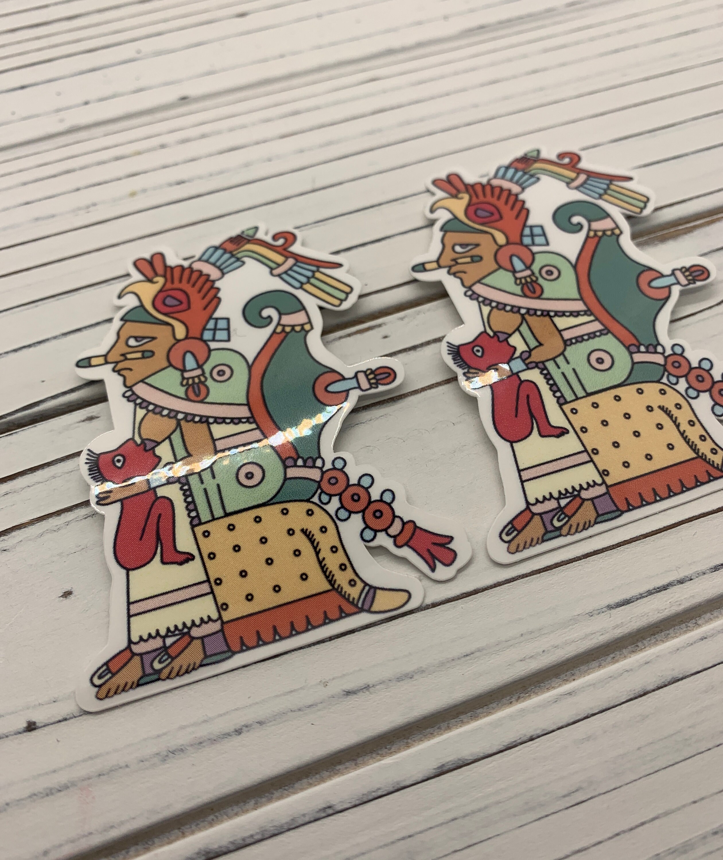 Xochiquetzal, Aztec Mother Figure, Matte or Glossy Vinyl Sticker - Etsy