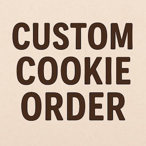 Custom Cookies: Made-to-Order Designs
