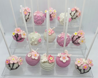 Spring/Butterfly cake pops for any occasion. Free shipping.  Sold by the dozen. Sorry no shipping outside Maryland.