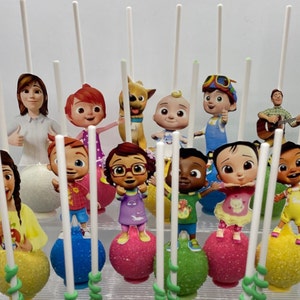 Please note: No shipping outside MD, DC, VA. Character Cocomelon cake pops Watermelon is a separate listing. image 1