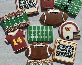 Please note: No shipping outside MD. Sport themed cookies for the sports enthusiast! Free shipping.  Sold by the dozen.