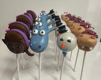 No shipping outside DMV. Doc McStuffins, children's cake pops, birthdays. Sold by the dozen. Free shipping.