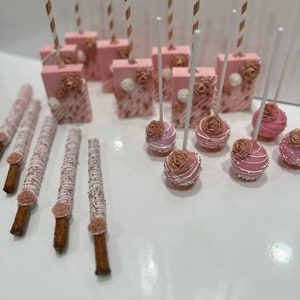 Assorted treats package: Oreos, rice krispies, cake pops,or pretzels  - pick 3.  Total 12 items.  No shipping outside MD, DC, VA