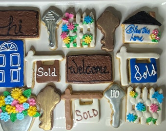Please note: No shipping outside MD. New home, new house, sold! Realtor cookies! Free shipping.  Sold by the dozen.