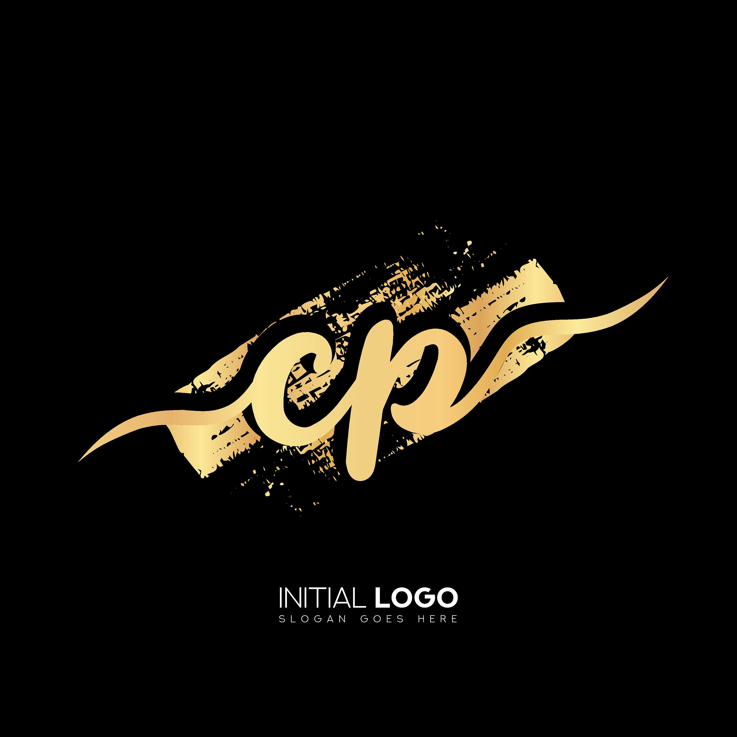 Custom gold foil logo Premade Gold foil logo retro logo Etsy