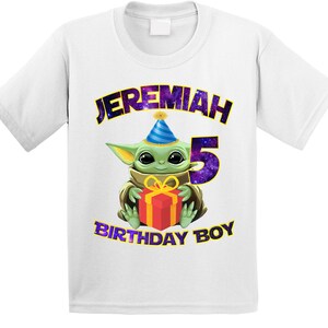 yoda birthday shirt