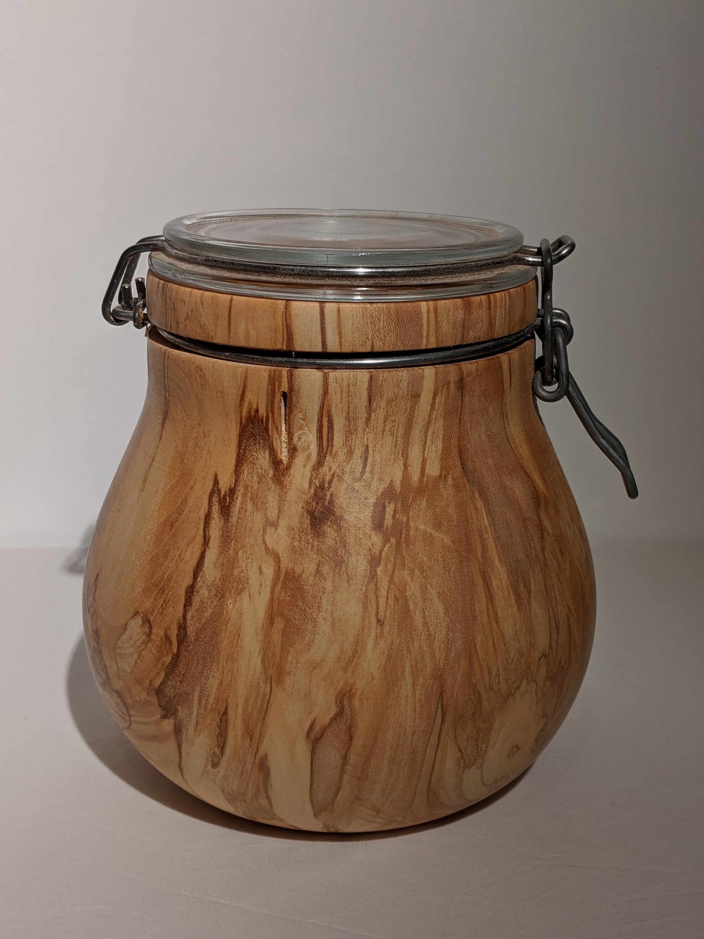 Wooden jar Etsy