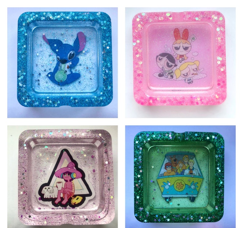 Custom/Personalised Resin Ashtray Etsy