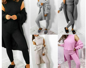 knitted tracksuit womens