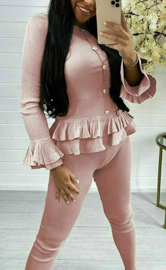 Womens frill online loungewear