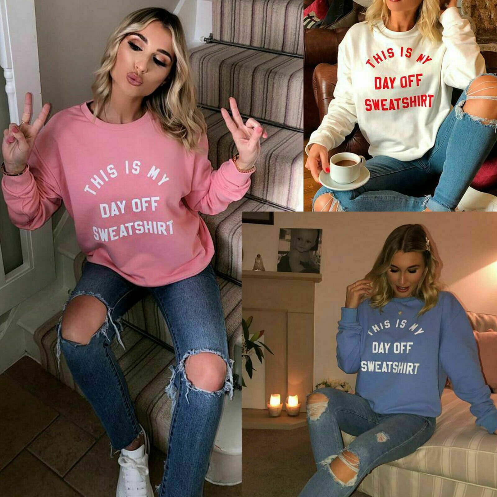 Slogan Oversize Sweatshirt - Etsy