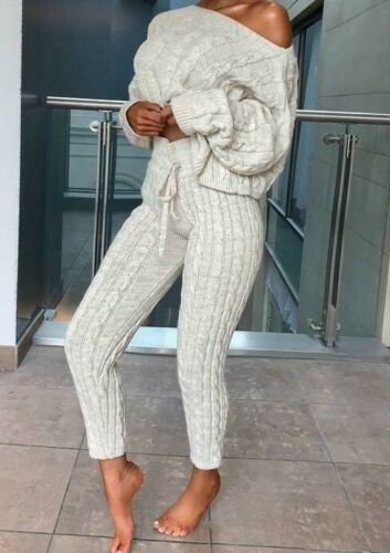 Cable knit hotsell tracksuit ladies