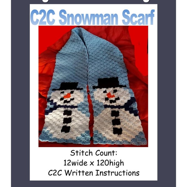 C2C Snowman Scarf