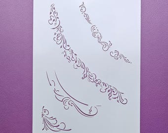 Plantilla / Adorno stencil 448