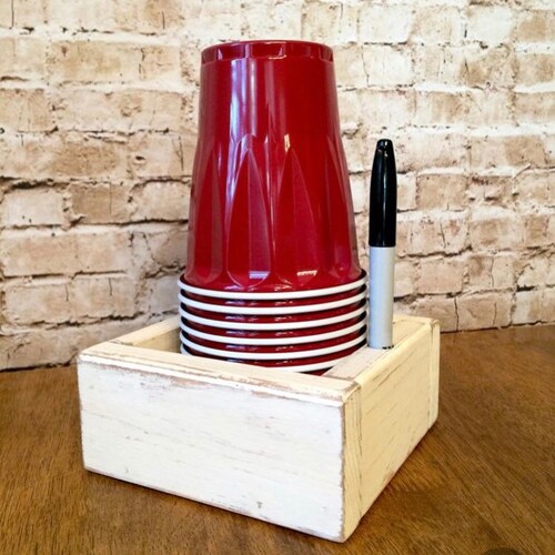 Solo Cup Holder Monogrammed or Personalized Solo Cup & Marker Etsy