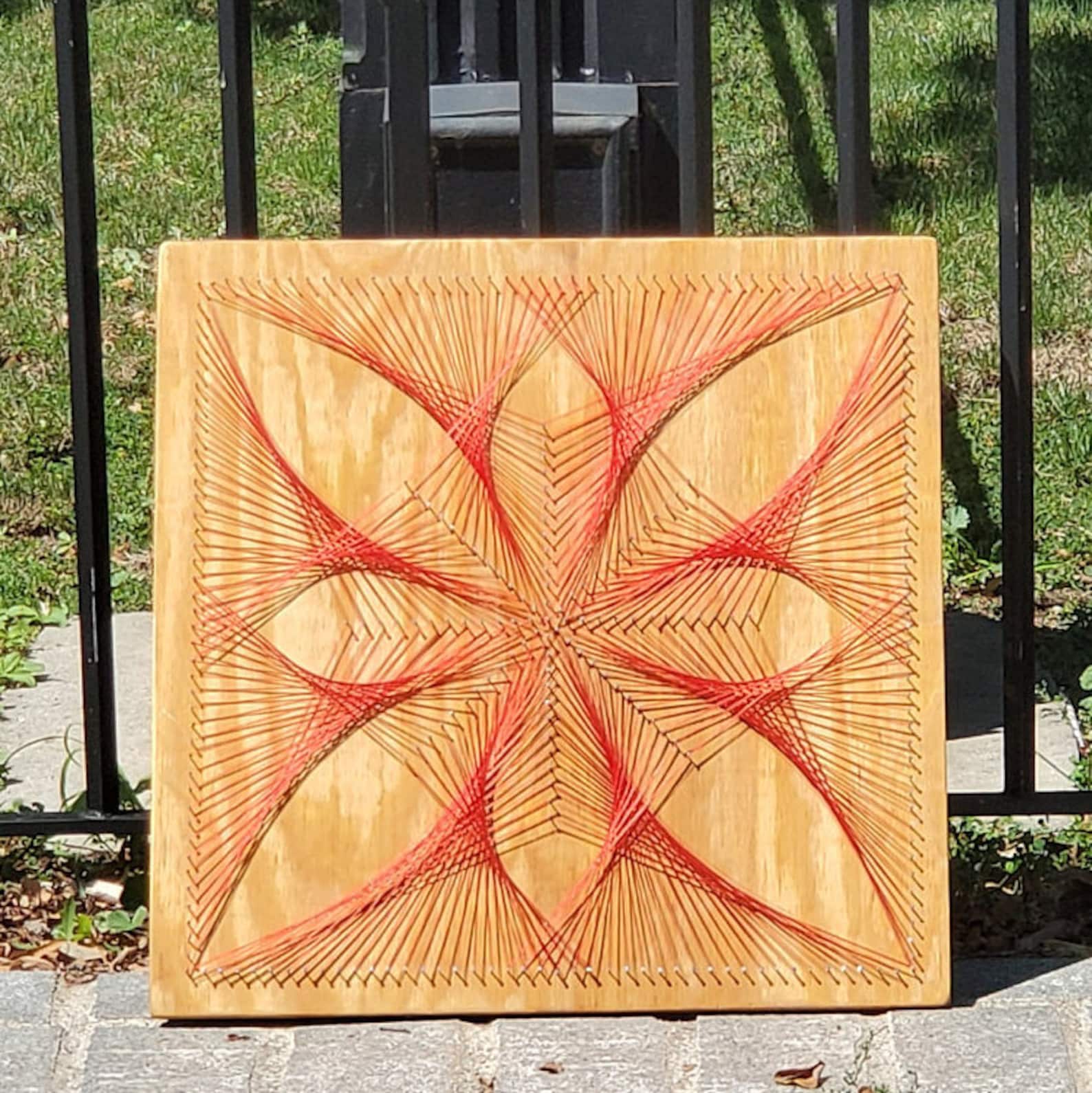 3D Abstract String Wall Art Bedroom Art Wall Art Zen Art Etsy