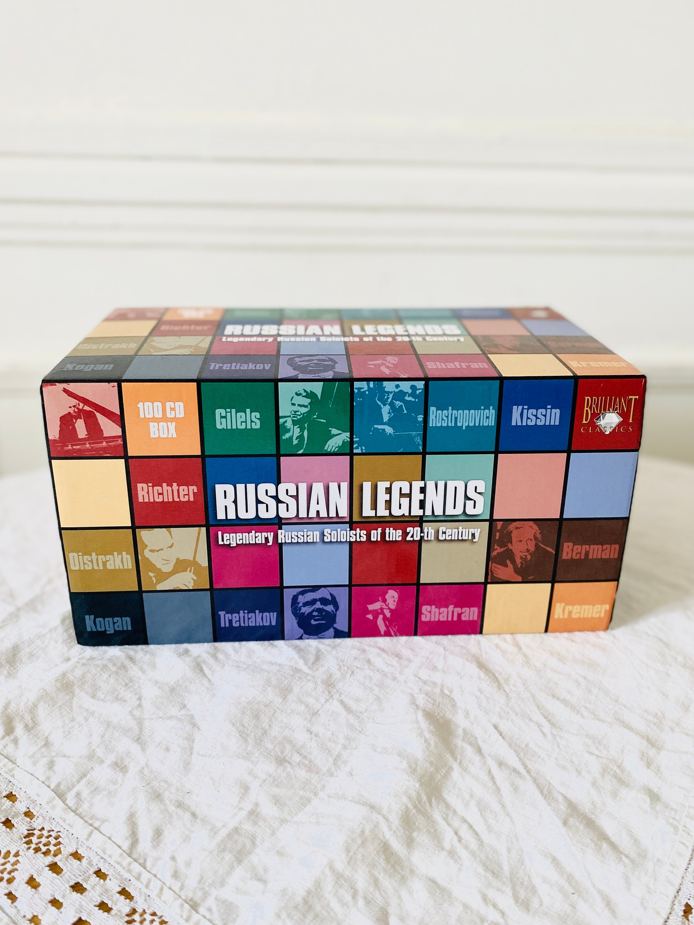 100 CD Box Set: Russian Legends - Brilliant Classics - Etsy New