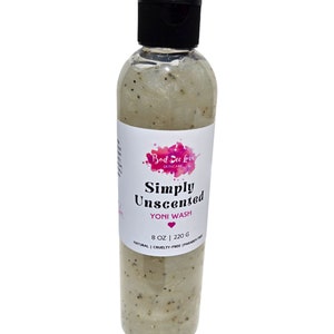 Organic Yoni Wash pH-Balanced Feminine Cleanser Gentle Intimate Hygiene Simply Unscented