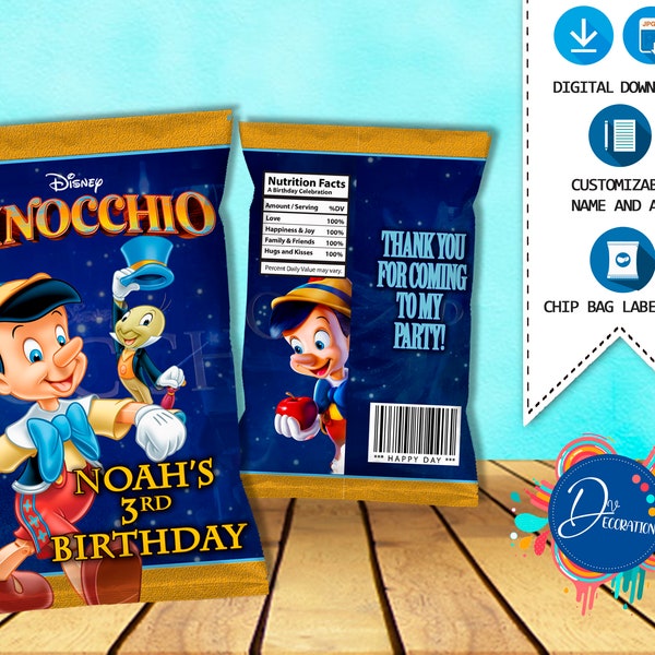 Pinocchio Birthday - Etsy