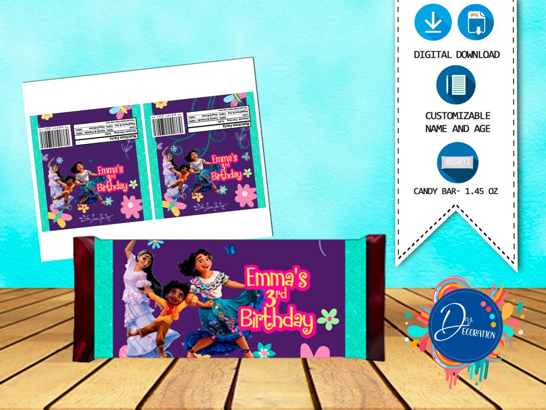 Charm Chocolate Labels For Birthday Party printable DIGITAL DOWNLOAD charm-chocolate-labels-for-birthday-party-printable-digital-download