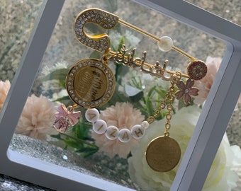 3D Floating Display Case Stand Holder Suspension Storage for Pendant Necklace Bracelet Ring Jewelry Pin Gift Valentines eid Ramadan gift