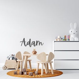 Wooden Personalized Name Sign/ Custon Name Sign for Nursery Decor/ Unique Baby Wall Art