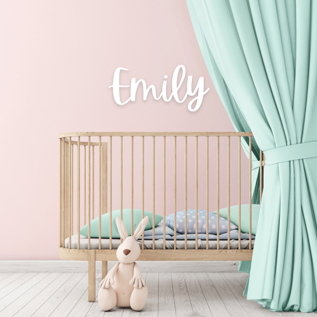 Custom Wooden Name Sign: Nursery Wall Decor - Etsy