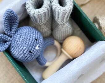 Christmas personalized Baby Gift Box/ Baby Box/ Baby Shower Gift/ Stuffed animal
