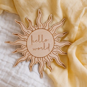 Hello World Sun Hito/Accesorio para Foto de Recién Nacido