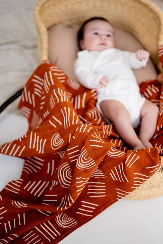 Pattern Soft Swaddle Blankets Duck Pattern Personalised Extra Soft