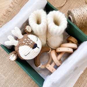 Christmas personalized Baby Gift Box/ Neutral Baby Gift/ Baby Shower Gift