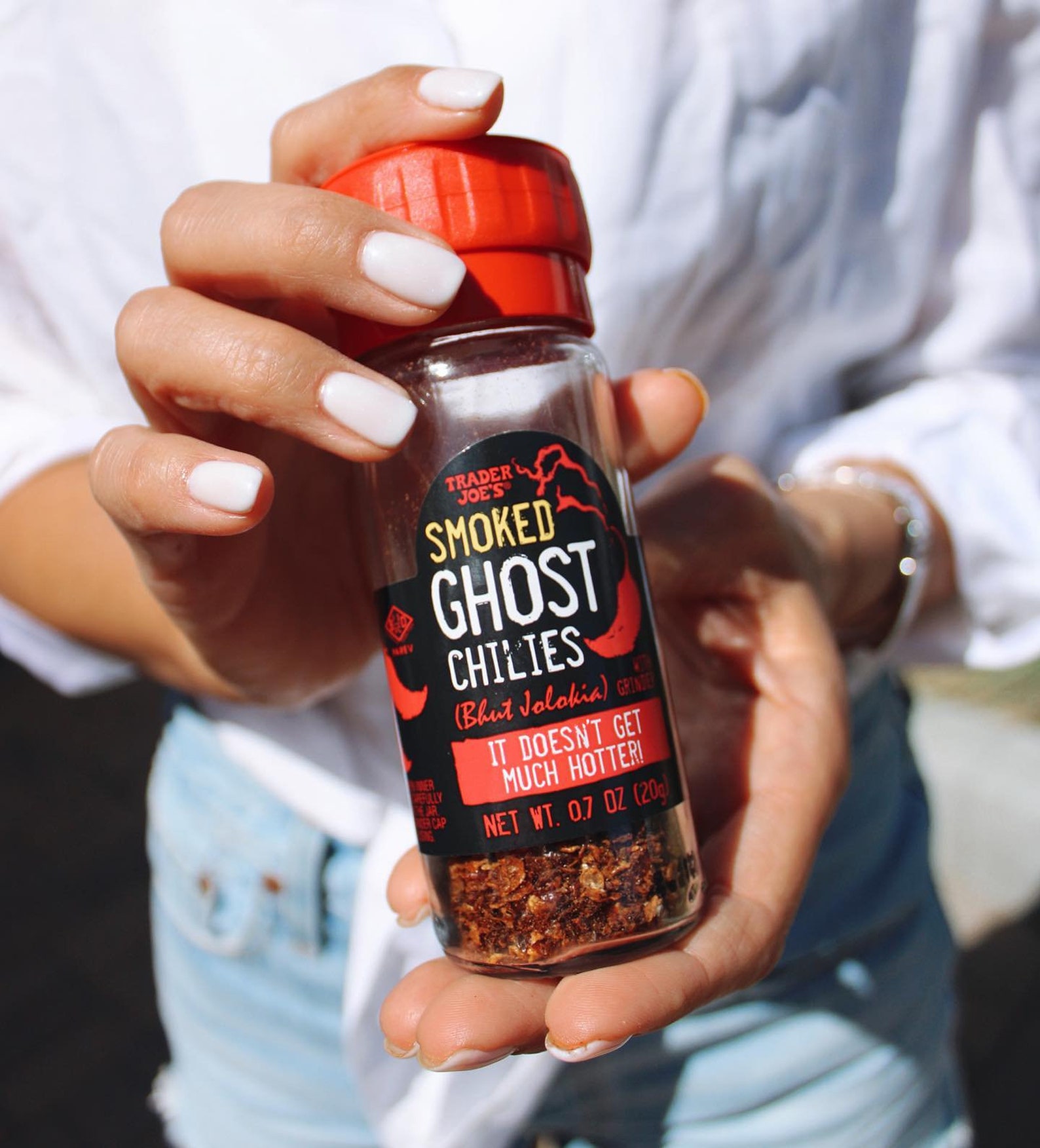 Trader Joes Smoked Ghost Chilies avec Grinder Etsy