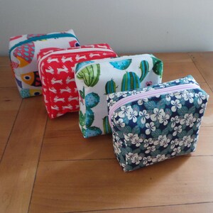 Petite trousse de toilette, trousse de toilette week-end, trousse de toilette voyage, trousse médicaments, pochette mercerie