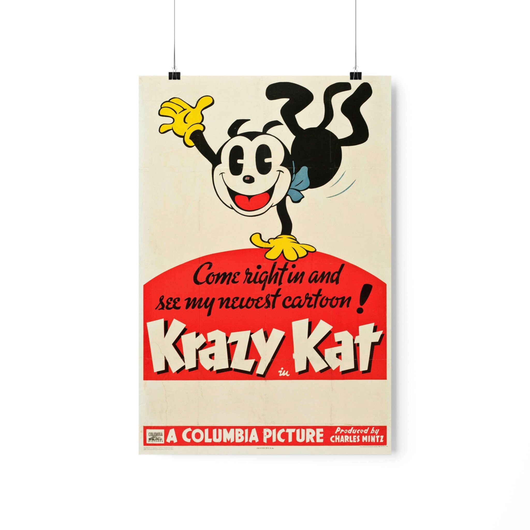 1934 Krazy Kat Vintage Classic Movie Poster - Etsy 1934 Krazy Kat Vintage Classic Movie Poster - Etsy