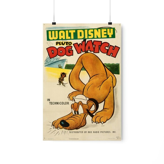 1945 Pluto Dog Watch Classic Cartoons - Etsy 1945 Pluto Dog Watch Classic Cartoons - Etsy