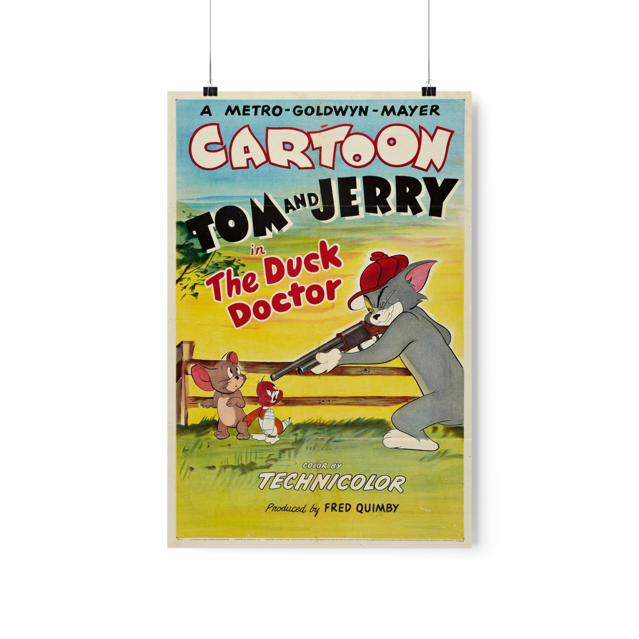 1952 the Duck Doctor Tom & Jerry Cartoon Classics - Etsy