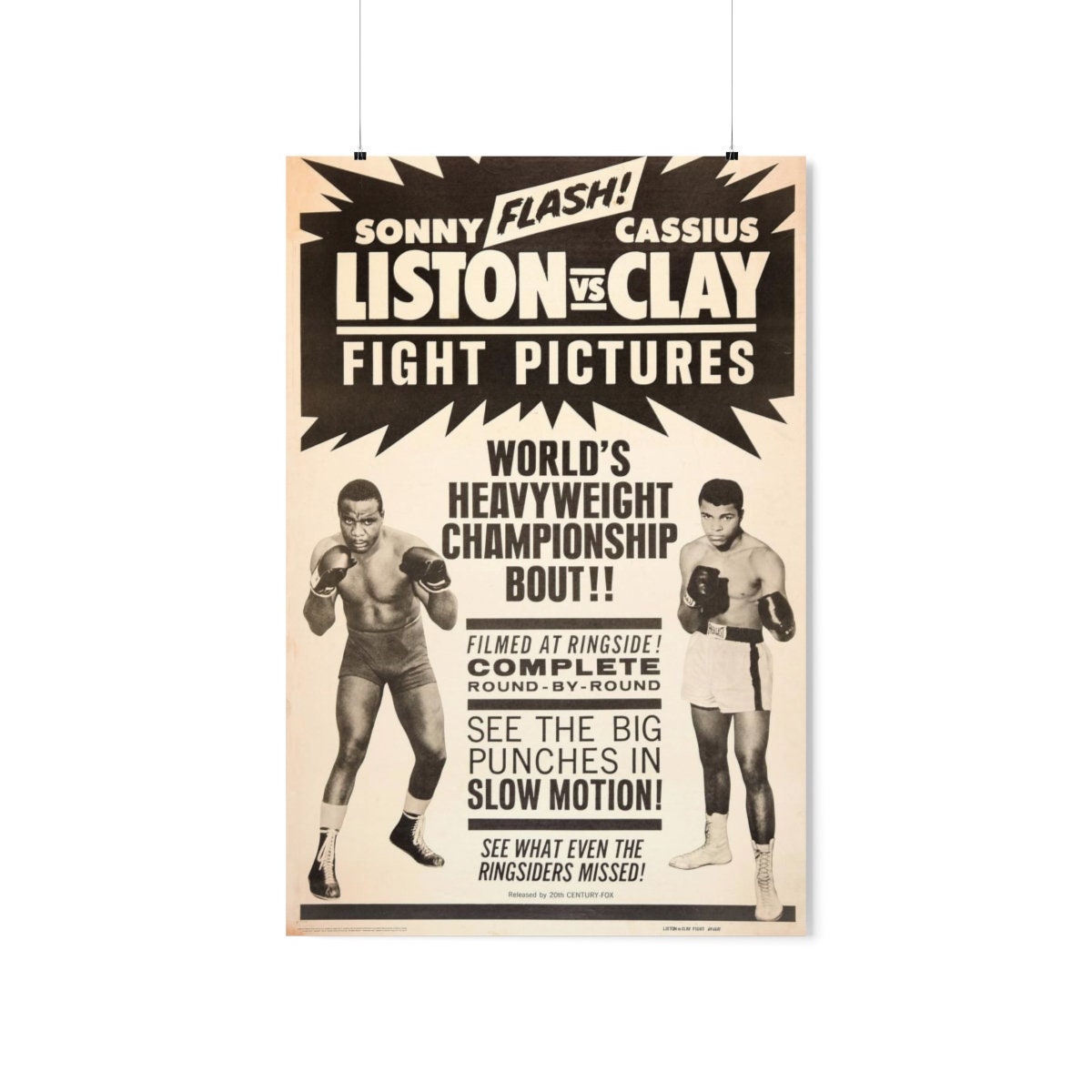 Sonny Liston vs. Cassius Muhammad Ali Póster de - España