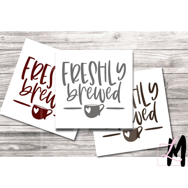 Coffee Bar Vinyl Etsy