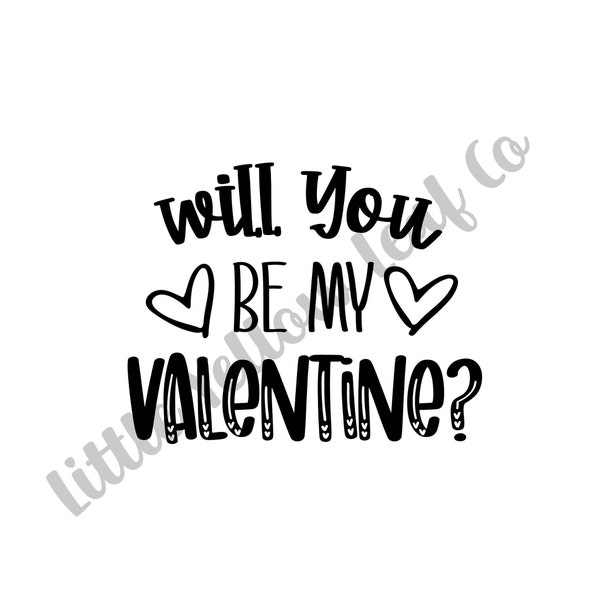 Be My Valentine Svg Etsy