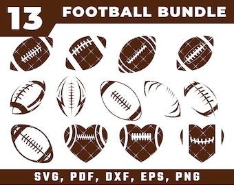 Download Football Outline Svg Etsy