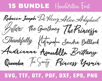Download Free Svg Fonts Etsy