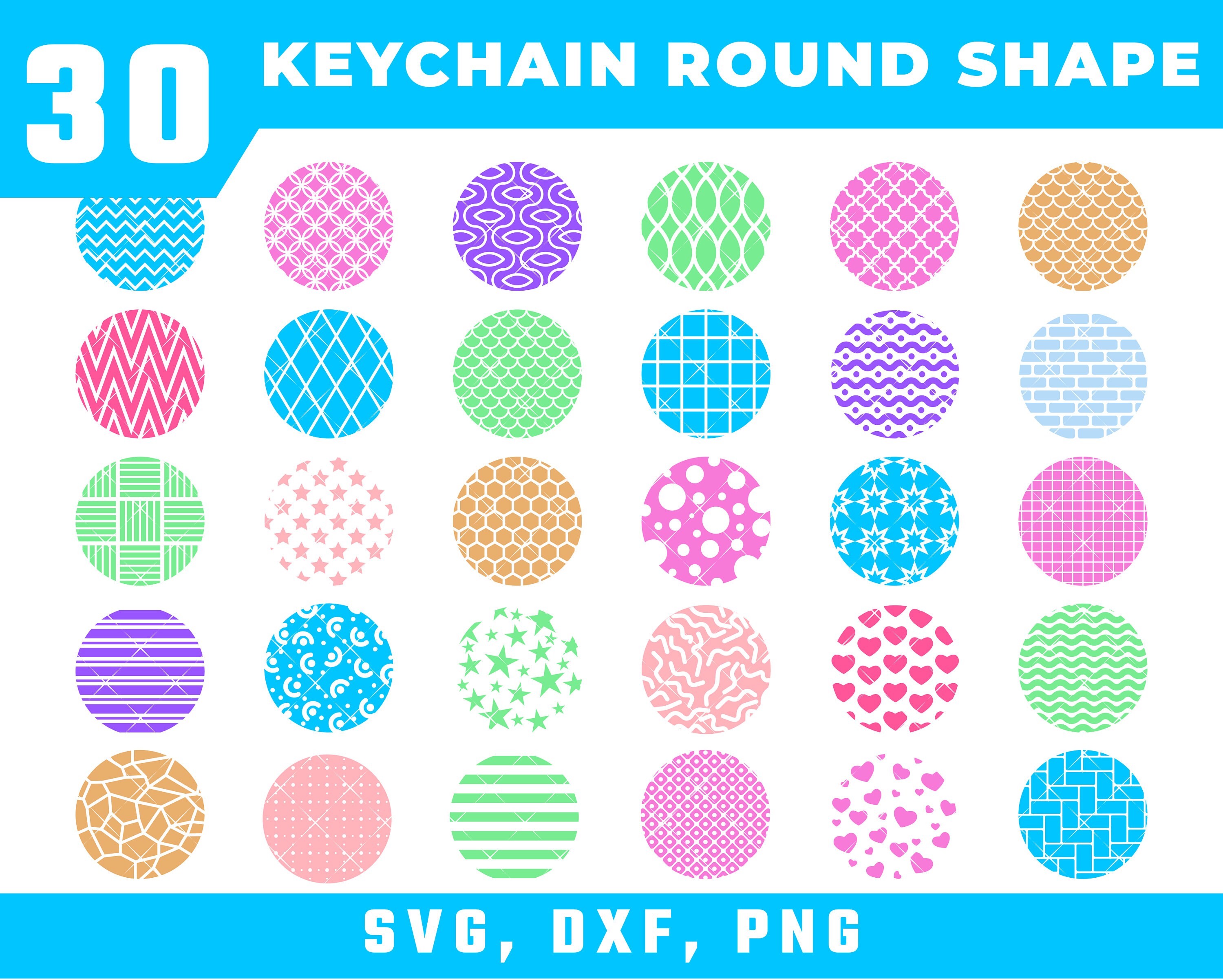 Round Pattern svg Circle Patterns Svg 2 Keychain svg Etsy