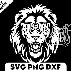 Detroit Lion Football Digital Files, vector graphic Design cut print T-Shirt design – svg, png, dxf, Clipart for Cricut and Silhouette