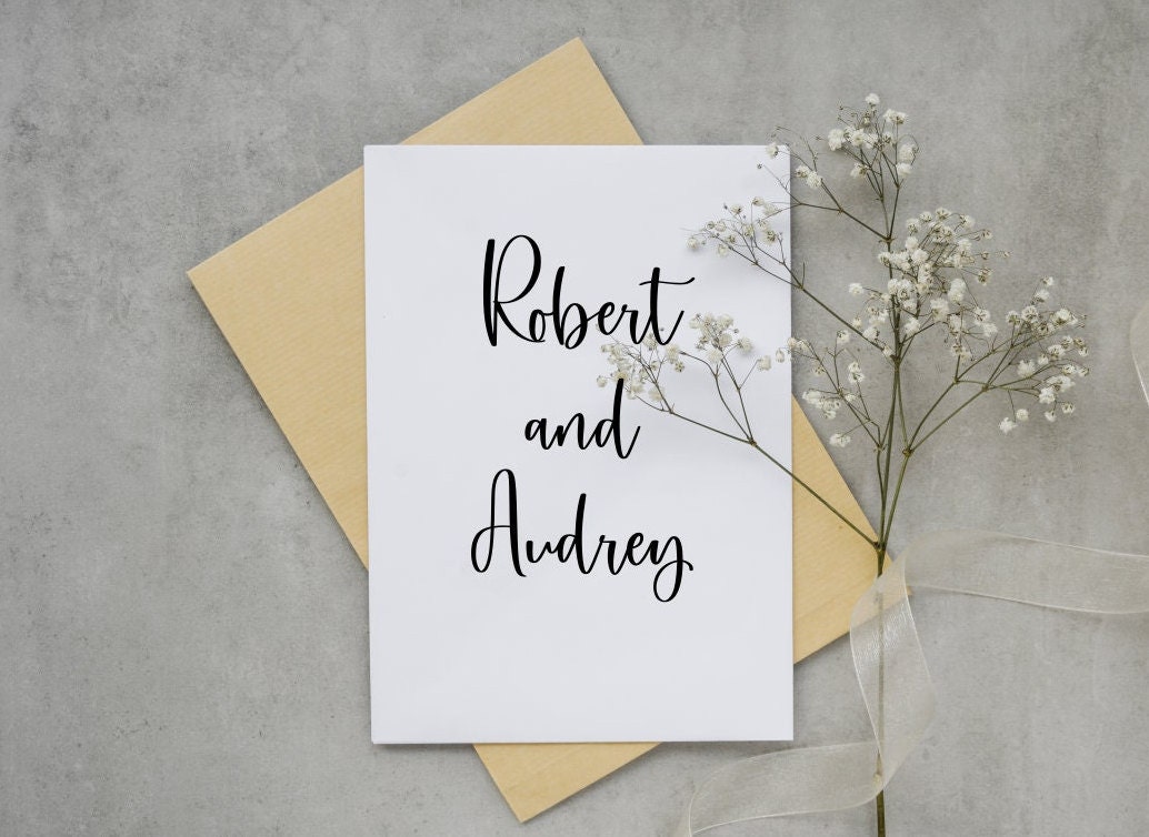 Cursive Handwritten Font Bundle: Modern Wedding Fonts (OTF, TTF) for ...