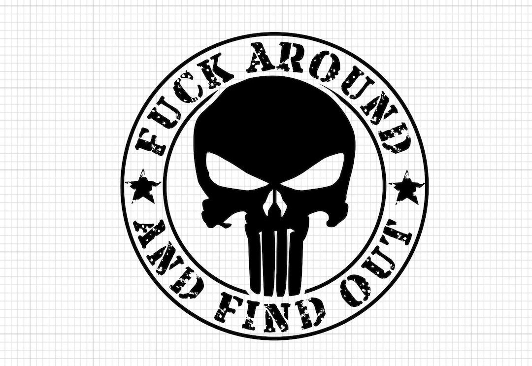 FAAFO Punisher Flag SVG PNG , Punisher Skull Svg, 2nd Amendment
