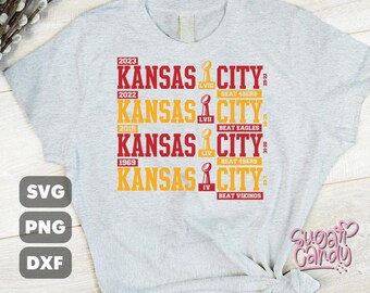 Red Kingdom KC Champions SVG PNG: Mahomes & Kelce (Digital Download)