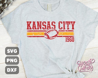 Red Kingdom KC 1960 SVG PNG: Chiefs Champs Design (Digital Download)