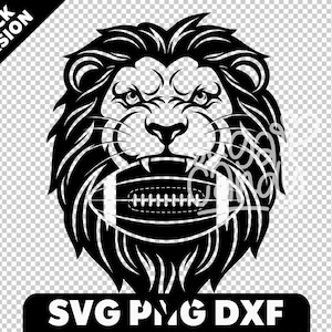 Detroit Lion Football Digital Files, vector graphic Design cut print T-Shirt design – svg, png, dxf, Clipart for Cricut and Silhouette