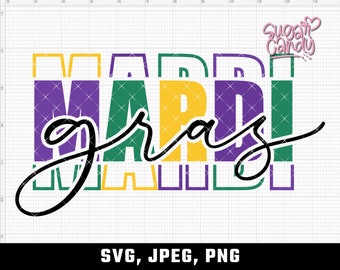 Funny Mardi Gras SVG PNG: Fleur De Lis, New Orleans (Digital Download)