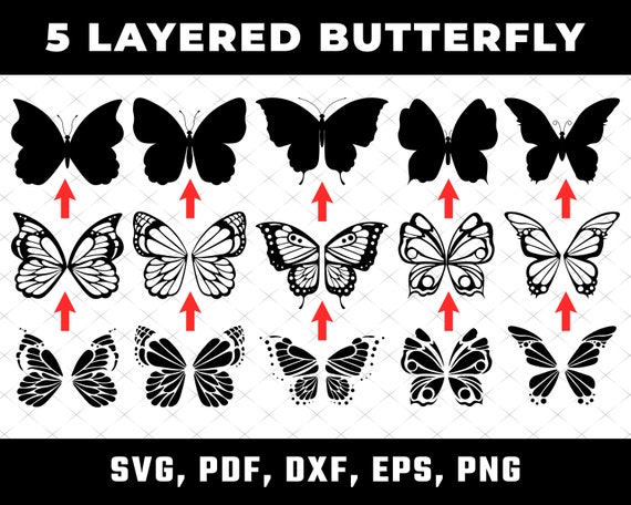 Download Clip Art Butterfly Svg Butterfly Bundle Svg Files Butterfly Svg Layered Butterfly Files For Cricut Butterfly Clipart Butterflies Svg Art Collectibles